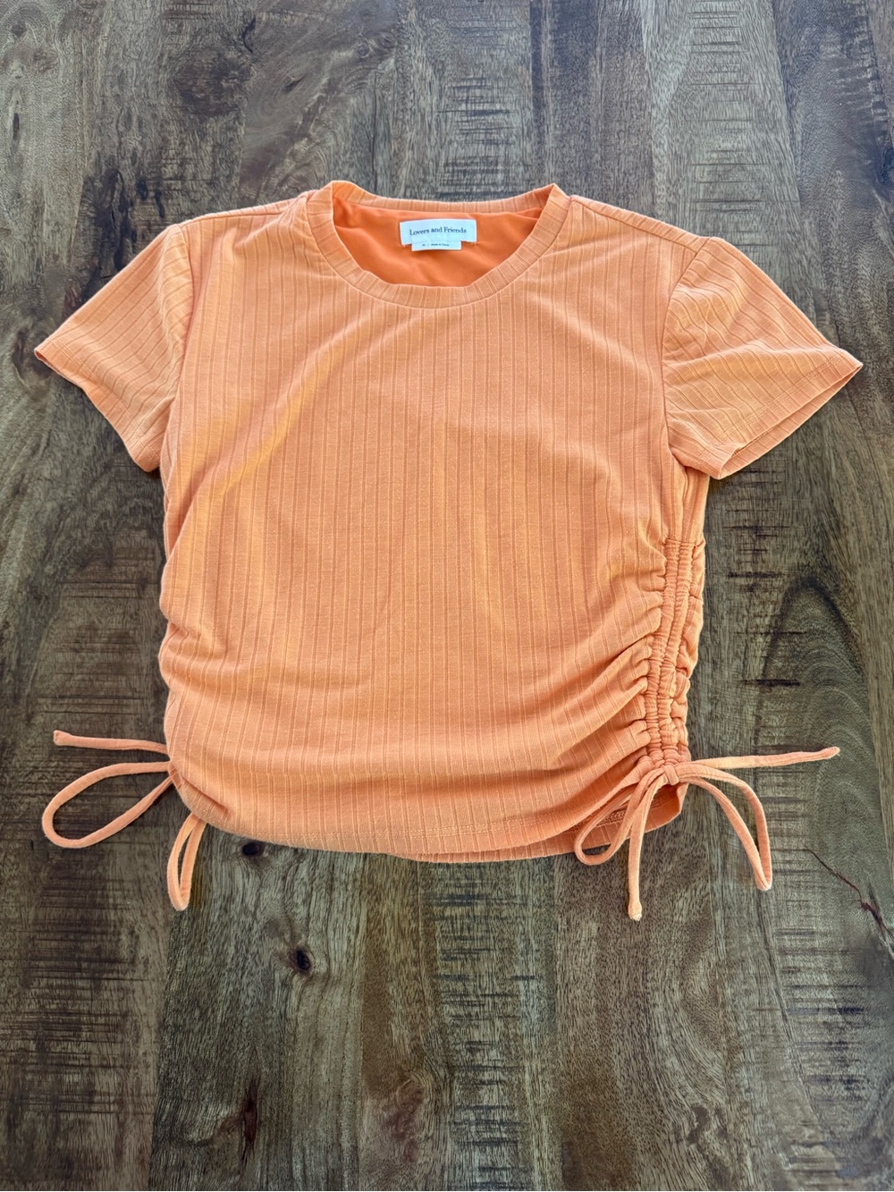 Lovers + Friends Divine Tee in Orange